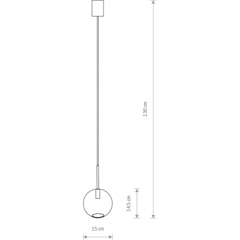 Lampa Wisz Ca Szklana Kula Sphere Cm Prze Roczysta Nowodvorski