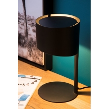 Lampa stołowa minimalistyczna Knulle Czarna Lucide
