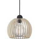Lampa wisząca Chino 25 drewno