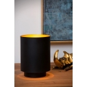 Lampa stołowa minimalistyczna Suzy Round Czarna Lucide