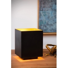Lampa stołowa minimalistyczna Suzy Square Czarna Lucide