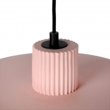 Lampa wisząca betonowa Ophelia 20 różowa Lucide