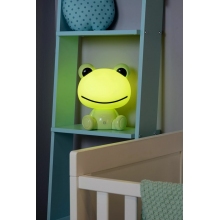 Lampa dziecięca stołowa Dodo Frog Zielona Lucide