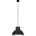 Lampa wisząca industrialna Works 33 Czarna Nowodvorski do sypialni, salonu i kuchni.