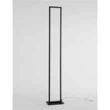 Lampa podłogowa minimalistyczna Frame LED czarna