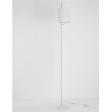 Lampa podłogowa minimalistyczna z abażurem Manaya biała