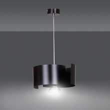 Lampa wisząca metalowa nowoczesna Vixon 30 czarna Emibig