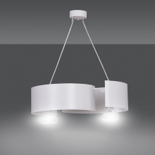 Lampa wisząca podwójna nowoczesna Vixon 44 biała Emibig