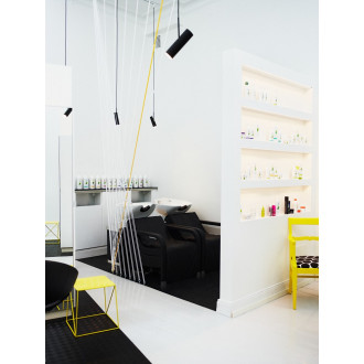 Lampa wisząca tuba minimalistyczna Mib 6 Czarna Dftp