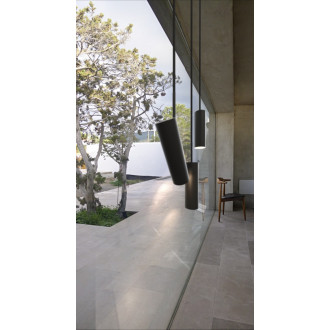 Lampa wisząca tuba minimalistyczna Mib 6 Czarna Dftp