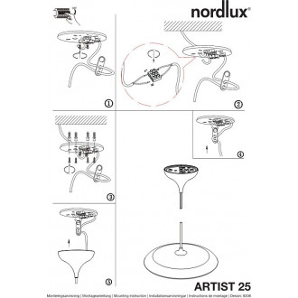 Lampa wisząca Artist 40 czarna