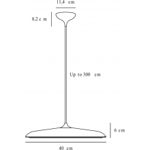 Lampa wisząca Artist 40 czarna