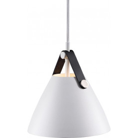 Lampa skandynawska wisząca Strap 16 Biała Dftp do kuchni i jadalni. 2
