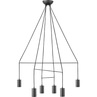 Stylowa Lampa sufitowa minimalistyczna Imbria VI Czarna Nowodvorski do sypialni, kuchni i przedpokoju.
