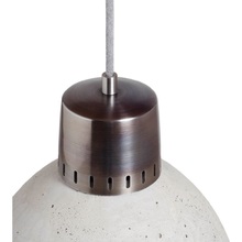 Industrialna Lampa betonowa wisząca Korta 28,5 Naturalny/Stal LoftLight do sypialni, salonu i kuchni.