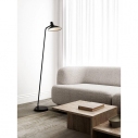 Lampa podłogowa loft Darci czarna DFTP