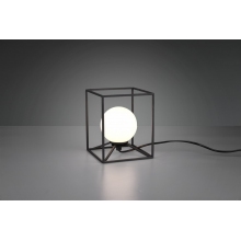 Lampa stołowa druciana klatka Gabbia 14 Czarny Mat/Biały Reality