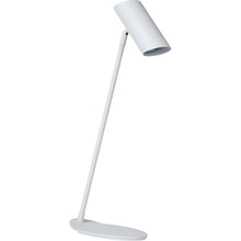 Lampa biurkowa minimalistyczna Hester Biała Lucide do gabinetu i pracowni.