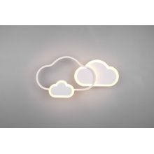Plafon dziecięcy chmurka z pilotem Cloudy LED biały Reality