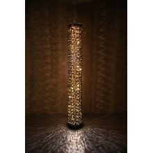 Lampa podłogowa dekoracyjna Taco LED czarny/złoty Reality