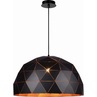 Dekoracyjna Lampa wisząca geometryczna Otona 60 Czarna Lucide do salonu, sypialni i poczekalni.