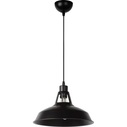 Lampa wisząca industrialna Brassy-Bis 31 Czarna Lucide do sypialni, salonu i kuchni.