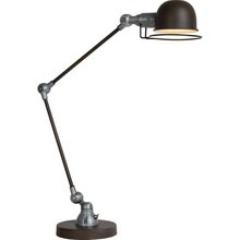 Lampa industrialna biurkowa Honore Rdzawo Brązowa Lucide do gabinetu na biurko.