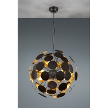 Lampa wisząca kula nowoczesna Discalgo 54 Czarny Mat Trio do salonu, sypialni i kuchni.