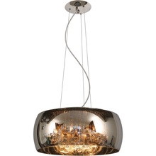 Lampa wisząca glamour z kryształkami Pearl 50 Chrom Lucide do sypialni, salonu i kuchni.