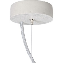 Industrialna Lampa betonowa wisząca Sfera 47 Naturalna LoftLight do sypialni, salonu i kuchni.