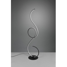 Lampa podłogowa do salonu | Lampa podłogowa nowoczesna ze ściemniaczem Jive LED czarna Trio