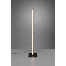 Lampa podłogowa do salonu | Lampa podłogowa drewniana ściemniana Bellari LED Trio