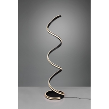 Lampa podłogowa do salonu | Lampa podłogowa nowoczesna ze ściemniaczem Yara LED 60 czarna Trio