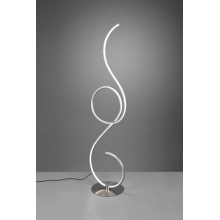 Lampa podłogowa do salonu | Lampa podłogowa nowoczesna ze ściemniaczem Jive LED nikiel Trio