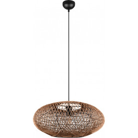 Lampa rattanowa wisząca boho Hedda 52 brązowa Trio