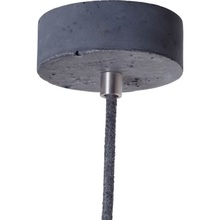 Industrialna Lampa betonowa wisząca Kalla Quadro Antracyt LoftLight do sypialni, salonu i kuchni.
