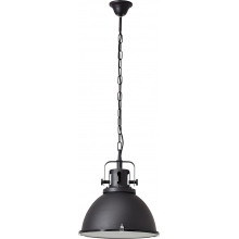 Lampa wisząca industrialna Jesper 38 Czarna Brilliant do sypialni, salonu i kuchni.