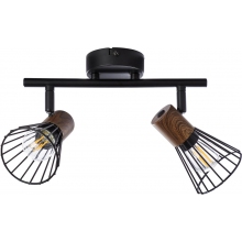 Plafon Noya ciemne drewno