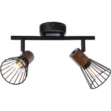 Plafon Noya ciemne drewno