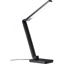 Lampa biurkowa minimalistyczna Tori Led Czarna Brillaint Brilliant