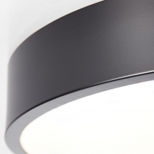 Plafon okrągły minimalistyczny Slimline LED 33 Biało-Czarny Brilliant
