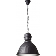 Lampa wisząca industrialna z łańcuchem Kiki 48 czarna Brilliant