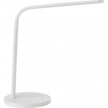 Lampa biurkowa minimalistyczna Idelle biała Brilliant