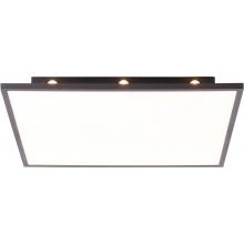 Plafon kwadratowy minimalistyczny Xception LED 35 czarny Brilliant