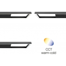 Plafon podłużny Icarus 100 czarny Brilliant