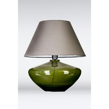 Lampa stołowa szklana Madrid Green Szara 4Concept do sypialni, salonu i przedpokoju.