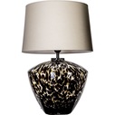 Lampa stołowa szklana Parma Beżowa 4Concept do sypialni, salonu i przedpokoju.