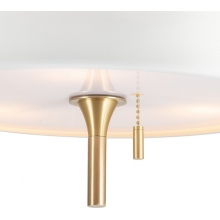 Lampa podłogowa designerska Artdeco biało-złota Step Into Design