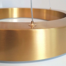 Lampa mosiężna wisząca Circle LED 100cm Step Into Design