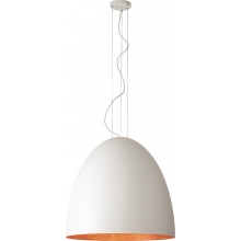 Lampa wisząca Egg 75cm biały/miedź Nowodvorski